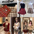 KELTIS Plaid Mini Skirts